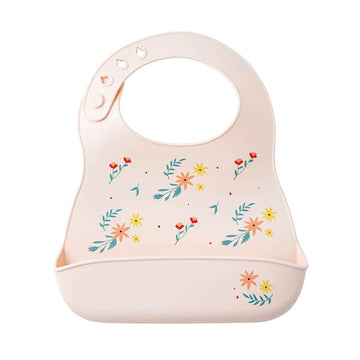 シリコーンビブ フローラ D BY DADWAY ディーバイダッドウェイ 【お食事エプロン 離乳食 食べこぼし】